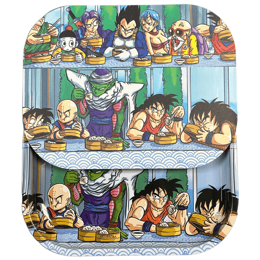 Dragon Ball Z Rolling Tray with Magnetic Cover - Iconic, Fun, and Secure - Uniquelet