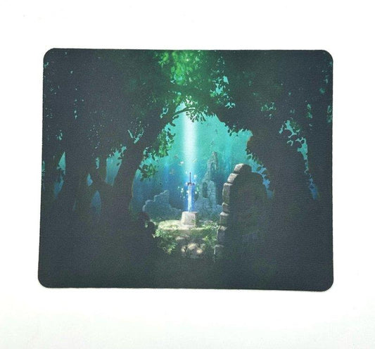 Fantasy Forest Sword Mousepad - Uniquelet