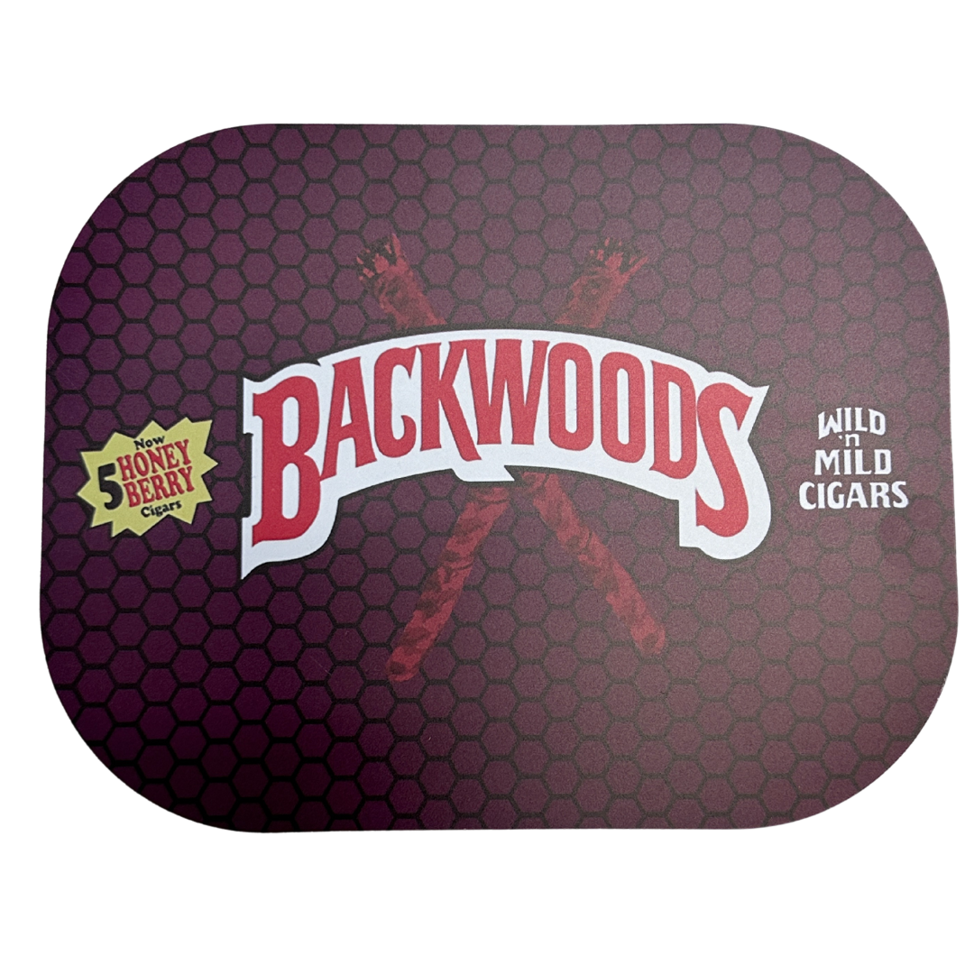 Backwoods Honey Berry Rolling Tray with Magnetic Cover - Compact, Stylish, and Secure - UNIQUELET