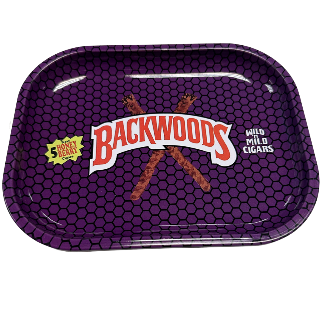 Backwoods Honey Berry Rolling Tray with Magnetic Cover - Compact, Stylish, and Secure - UNIQUELET