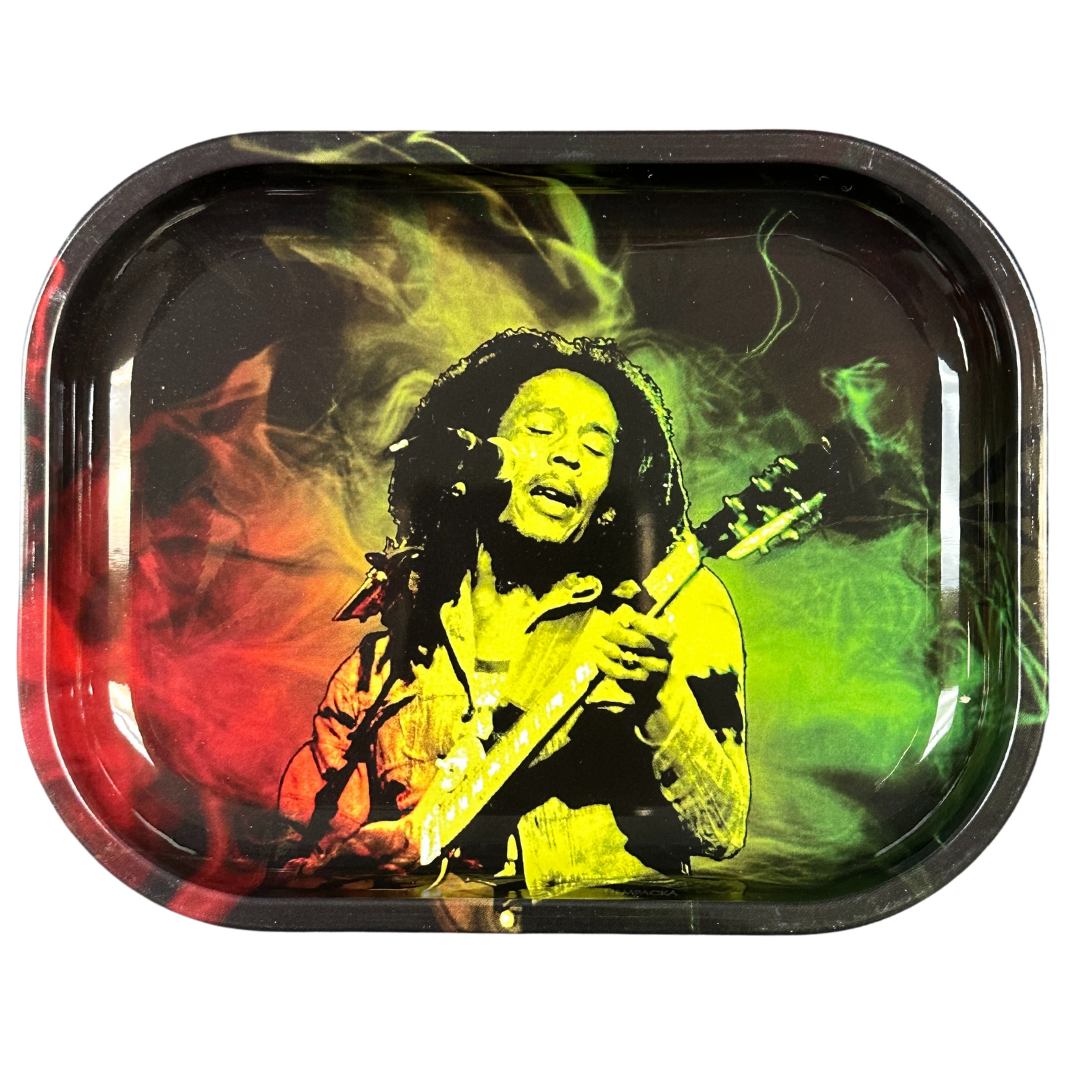 Bob Marley Rolling Tray with Magnetic Cover - Iconic, Stylish, and Secure - UNIQUELET