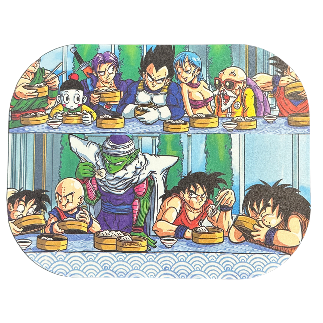 Dragon Ball Z Rolling Tray with Magnetic Cover - Iconic, Fun, and Secure - UNIQUELET