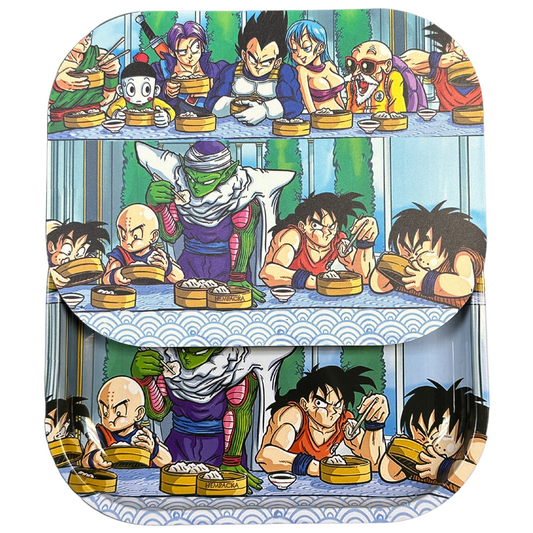 Dragon Ball Z Rolling Tray with Magnetic Cover - Iconic, Fun, and Secure - UNIQUELET