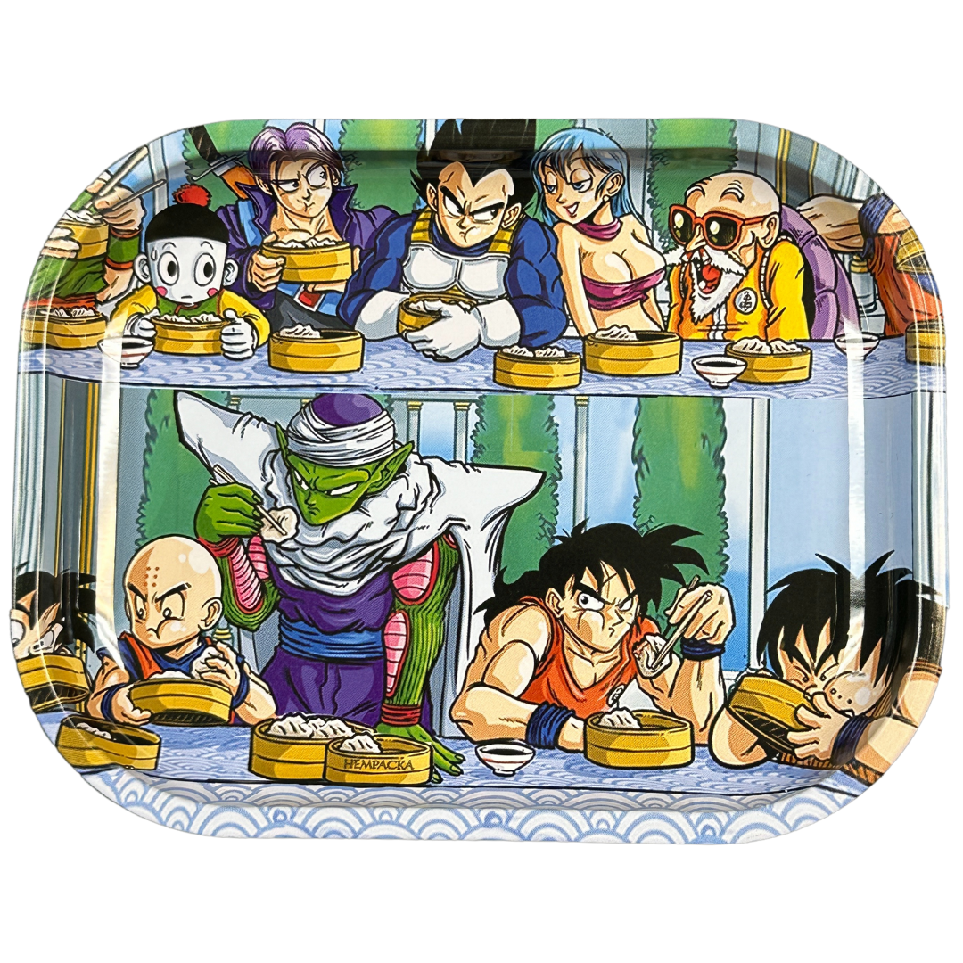 Dragon Ball Z Rolling Tray with Magnetic Cover - Iconic, Fun, and Secure - UNIQUELET