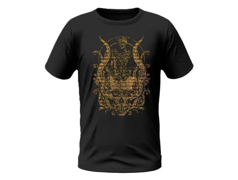Golden Symmetry Bug T-Shirt - Uniquelet