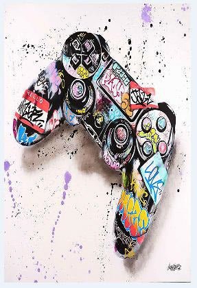 Graffiti Gamer Vibes Poster - Uniquelet