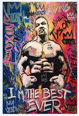 Iron King Graffiti Poster - Uniquelet