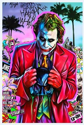 Laugh Riot Joker Mashup Poster - Uniquelet