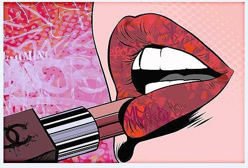 Lipstick Pop Luxe Poster - Uniquelet