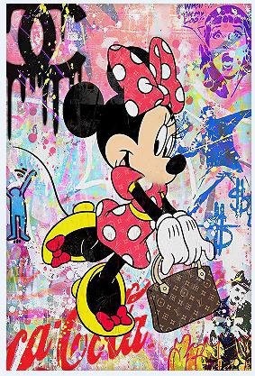 Minnie Street Luxe Graffiti Poster - Uniquelet