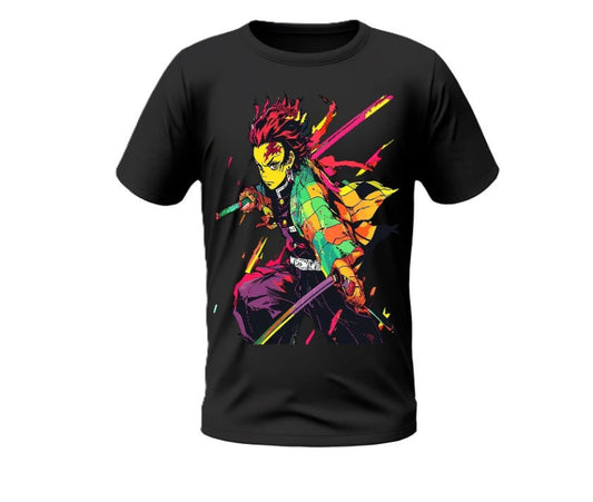Neon Katana Ronin T-Shirt - Uniquelet