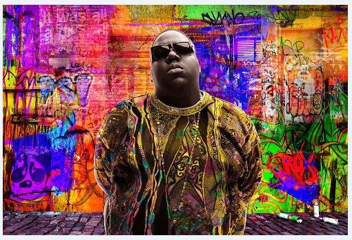 Notorious B.I.G Color Splash Poster - Uniquelet