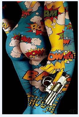 Pop Bang Revolver Poster - Uniquelet