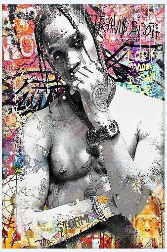 Travis Scott Urban Chaos Poster - Uniquelet
