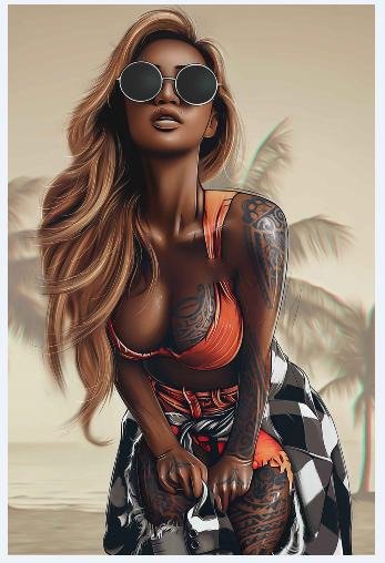 Tropic Heat Tattoo Poster - Uniquelet