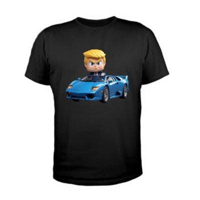 Trump Cartoon Car T-Shirt – Meme Edition - Uniquelet