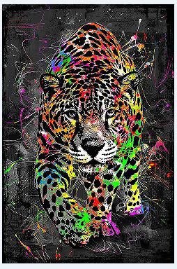 Vivid Predator Panther Poster - Uniquelet